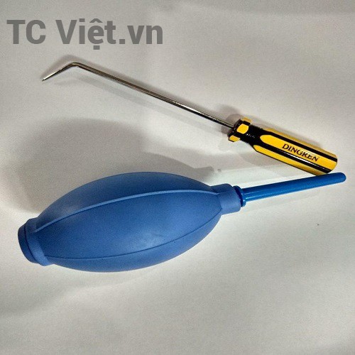 Combo móc đẩy chốt và bóp thổi bụi vệ sinh máy in, máy tính 