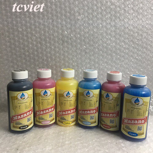 Mực in chuyển nhiệt Pigment UV Mazano chính hãng